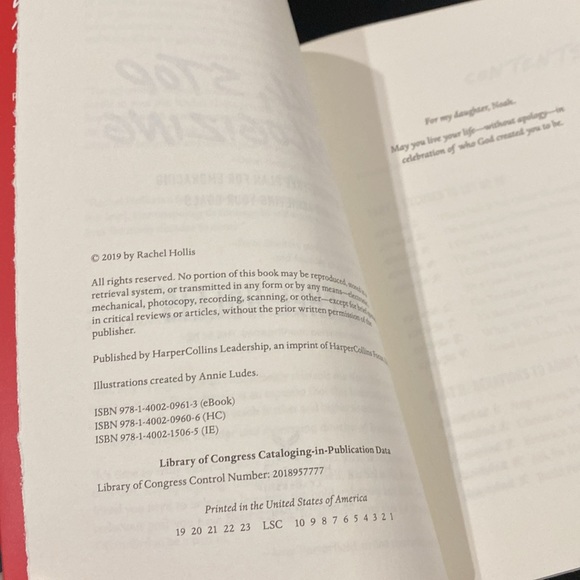 Girl, Stop Apologizing by Rachel Hollis - Paperback Novel - Picture 7 of 9